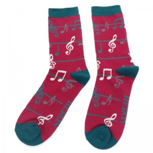 Mens Bamboo Socks - Music